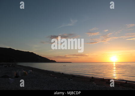Paysage de l'île de Timor, le sous-district de Kolbano Banque D'Images