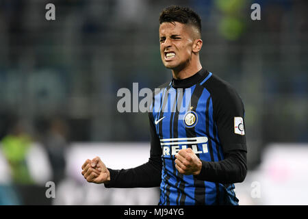 Joao Cancelo 28-04-2018 Inter Milan Stadio Giuseppe Meazza de San Siro Calcio football 2017-2018 Serie A Inter - Juventus Foto Andrea Staccioli / EN Banque D'Images