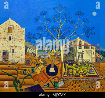 La ferme, Joan Miro, 1921-1922, National Gallery of Art, Washington DC, USA, Amérique du Nord Banque D'Images