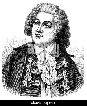 Gabriel Honoré Riquetti, Comte de Mirabeau (né le 9 mars 1749, est décédé le 2 avril 1791), Banque D'Images