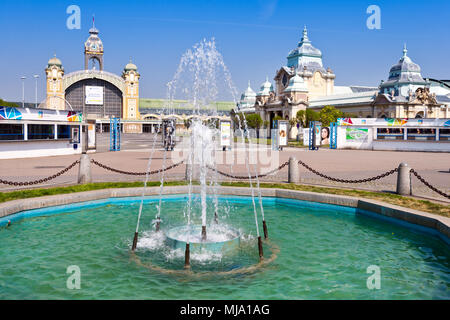 Lapidárium Národního muzea Prumyslovy, pavillon, Palac Vystaviste Holesovice, Prague, Ceska Republika Banque D'Images