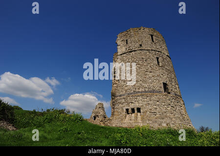 Hadleigh Castle dans l'Essex, UK Banque D'Images