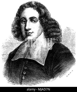 Baruch Spinoza (né le 24 novembre 1632, est décédé le 21 février 1677), Banque D'Images