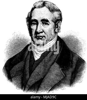 George Stephenson (né le 8 juin 1781, est décédé le 12 août 1848), Banque D'Images