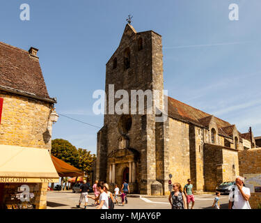 Eglise de Notre Dame de l'Assomption, Domme, France Banque D'Images