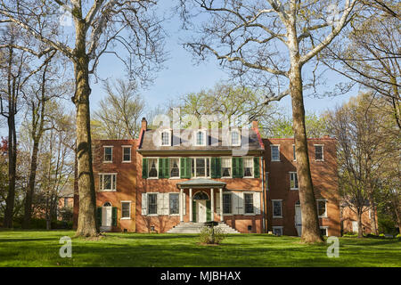 Wheatland, la maison de James Buchanan, le 15e président des États-Unis. Wheatland fait partie de l'histoire du Campus Lancaster dans la ville Banque D'Images