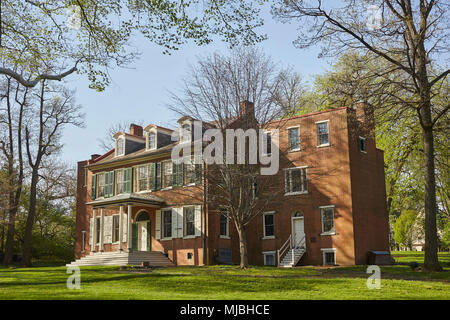 Wheatland, la maison de James Buchanan, le 15e président des États-Unis. Wheatland fait partie de l'histoire du Campus Lancaster dans la ville Banque D'Images