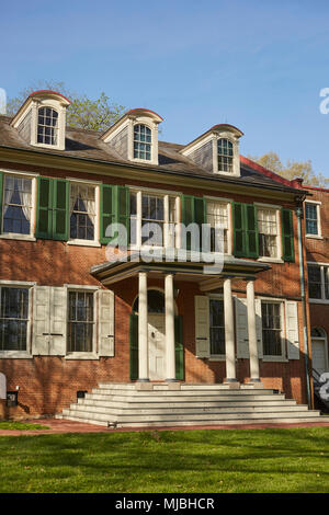 Wheatland, la maison de James Buchanan, le 15e président des États-Unis. Wheatland fait partie de l'histoire du Campus Lancaster dans la ville Banque D'Images