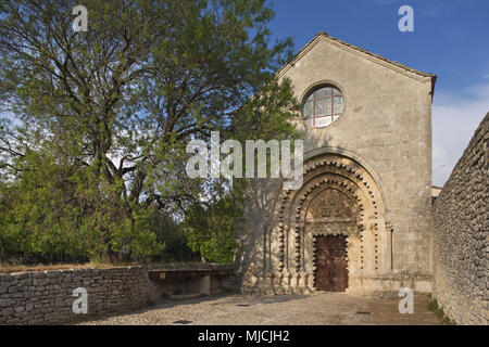 Église de l'abbaye de Ganagobie, Provence, Provence-Alpes-Côte d'Azur, France, Banque D'Images