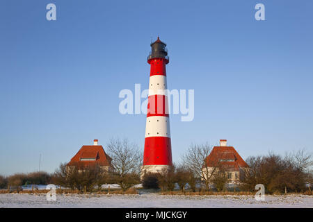 Allemagne, Schleswig - Holstein, côte de la mer du Nord, Frise du Nord, péninsule Eiderstedt, Büsum, Westerheversand Parc national de Schleswig-Holstein, vasières, près de St.-Peter-Ording, Banque D'Images