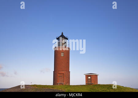 'Phare' Nordmarsch sur la Hallig Langeneß, côte de la mer du Nord, Schleswig-Holstein les vasières, les Frisons du nord, Schleswig - Holstein, Allemagne, Banque D'Images