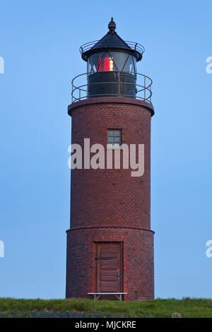 'Phare' Nordmarsch sur la Hallig Langeneß, côte de la mer du Nord, Schleswig-Holstein les vasières, les Frisons du nord, Schleswig - Holstein, Allemagne, Banque D'Images