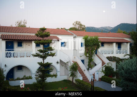 Roda Garden Village Hôtel à Roda, Corfou, îles Ioniennes, Grèce, Europe Banque D'Images