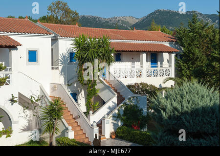 Roda Garden Village Hôtel à Roda, Corfou, îles Ioniennes, Grèce, Europe Banque D'Images