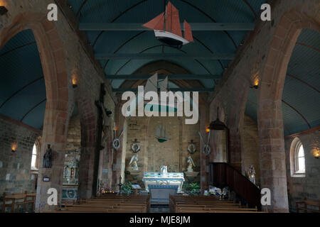 Chapelle Notre-Dame de Rocamadour à Camaret-sur-Mer Banque D'Images