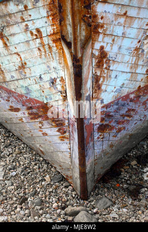 Cimetière de bateau de Camaret en Bretagne Banque D'Images