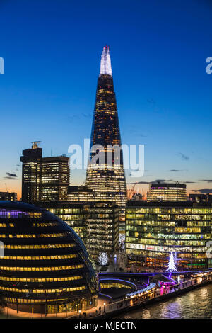 L'Angleterre, Londres, Southwark, London Bridge City, vue de Tower Bridge London Bridge City Skyline Banque D'Images