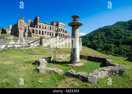 Unesco world heritage Palace Sans Souci, Haïti, Caraïbes Banque D'Images