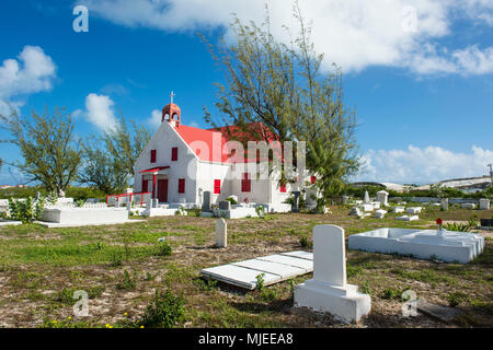 Dans l'église, Grand Turk Turks et Caïques Banque D'Images