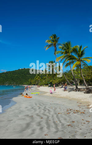 Magens Bay Beach, St Thomas, Îles Vierges Britanniques Banque D'Images