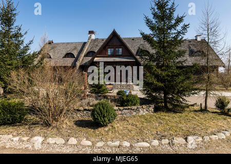 L'Europe, Pologne, Podlaskie Voivodeship, Carska Road - Dobarz Banque D'Images