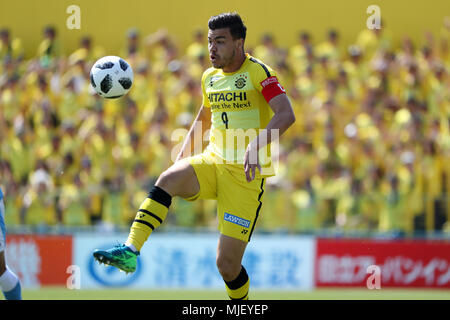 Sankyo Frontier Kashiwa Stadium, Chiba, Japon. 5 mai, 2018. Cristiano (Reysol), 5 mai 2018 - Football : 2018 J1 match de championnat entre Kashiwa Reysol 1-2 Jubilo Iwata à Sankyo Frontier Kashiwa Stadium, Chiba, Japon. Tsukida Crédit : Jun/AFLO SPORT/Alamy Live News Banque D'Images