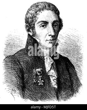 Alessandro Volta (né le 19 février 1745, est décédé le 5 mars 1827), Banque D'Images