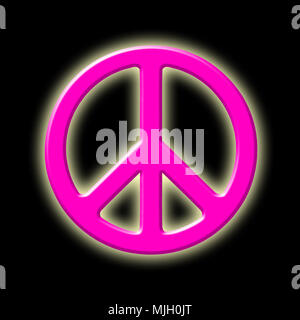 Dimensions peace sign Banque D'Images