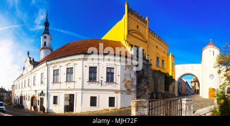 Paysage de ville dans la vieille ville de Veszprem, Hongrie Banque D'Images