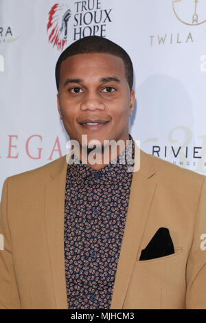 'Égard Magazine' Printemps 2018 Dévoilement Couverture fête a eu lieu au Riviera 31 Lounge de l'hôtel Sofitel à Los Angeles comprend : Corey Hardrict Où : Los Angeles, California, United States Quand : 03 Avr 2018 Crédit : Sheri/WENN.com Determan Banque D'Images