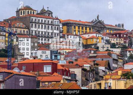 La ville de Porto sur la péninsule ibérique, deuxième plus grande ville du Portugal Banque D'Images