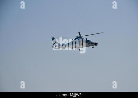 De l'air israélienne (IAF), de l'hélicoptère Eurocopter Dauphin HH-65 utilisé par la marine israélienne Banque D'Images