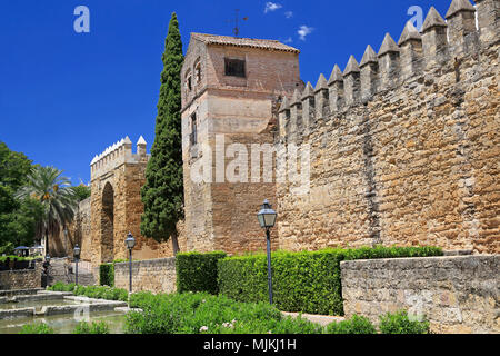 Murs extérieurs de ville de Cordoba, Espagne Banque D'Images