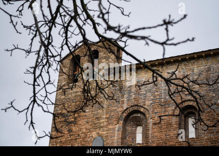 Église de San Caprasio est une petite église médiévale d'Aragon qui est situé à Santa Cruz de la Serós (Huesca) Photo:Eduardo Manzana Banque D'Images