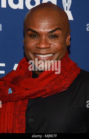 Nathan Lee Graham aux arrivées pour 29e assemblée annuelle GLAAD Media Awards, New York Hilton Midtown, New York, NY Le 5 mai 2018. Photo par : Jason Mendez/Everett Collection Banque D'Images