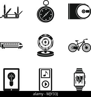 Kit de positionnement, le style simple Illustration de Vecteur