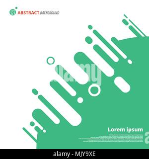 Résumé d'un ton de couleur verte avec des formes de cercle. Vector Illustration nere10 Illustration de Vecteur