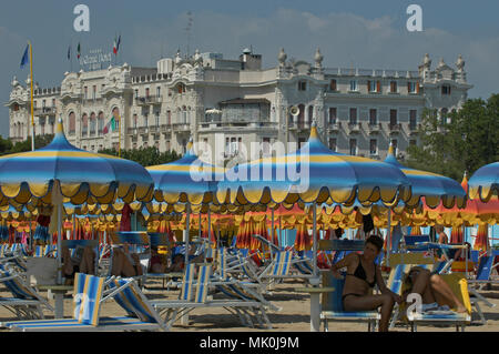 Rimini, station balnéaire. L'Italie. Banque D'Images