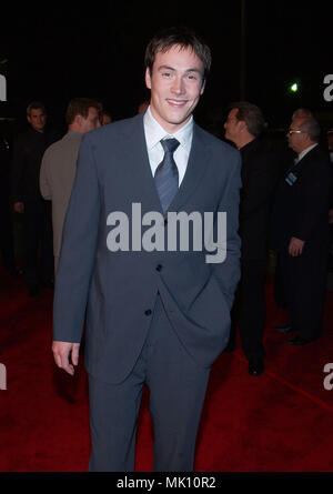 Chris Klein arrivant à la première de nous étaient des soldats au Westwood Village Theatre de Los Angeles. 25 février 2002. - JpgKleinChris KleinChris02.02 Événement dans la vie d'Hollywood, Californie - Red Carpet Event, Vertical, USA, Cinéma, Célébrités, photographie, Bestof, Arts, Culture et divertissement, Célébrités Topix fashion / du tapis rouge-, une personne, Vertical, Best of, Hollywood la vie, événement dans la vie d'Hollywood, Californie - Tapis rouge et en backstage, USA, Cinéma, Célébrités, cinéma, télévision, Célébrités célébrités Musique, Photographie, Meilleur Banque D'Images