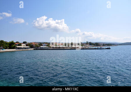 Port de Nikiti-Sithonia péninsule de Halkidiki Grèce Banque D'Images