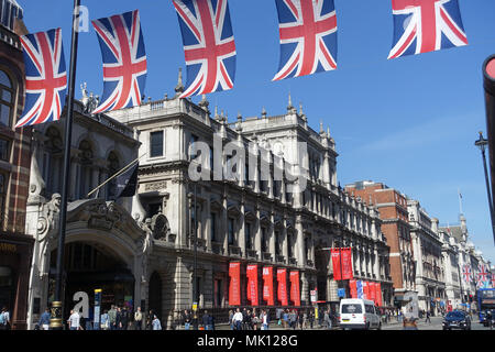 Avis de Burlington House à Piccadilly Londres Banque D'Images