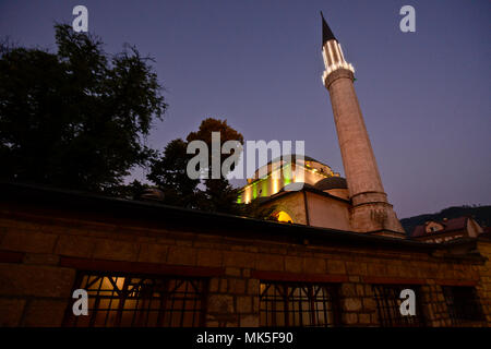 La mosquée Gazi Husrev-beg, Sarajevo Banque D'Images