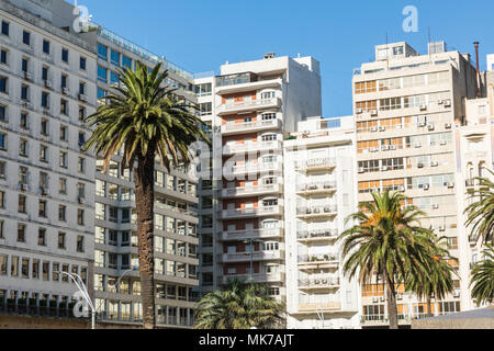 Montevideo, Uruguay. Montevideo est la capitale et la plus grande ville d'Uruguay. Banque D'Images