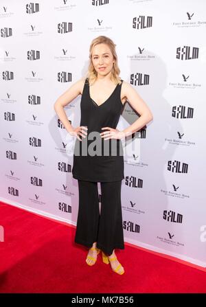 Barry acteurs Henry Winkler et Sarah Goldberg à pied le tapis rouge au Victoria Theatre à San Francisco pour la Barry projection au Festival 2018 SFFILM Avec : Sarah Goldberg Où : San Francisco, California, United States Quand : 05 Avr 2018 Crédit : Drew Altizer/WENN.com Banque D'Images