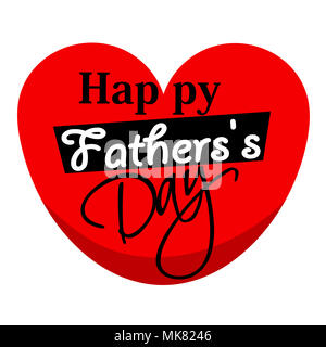 Happy Father's Day Greeting card Banque D'Images