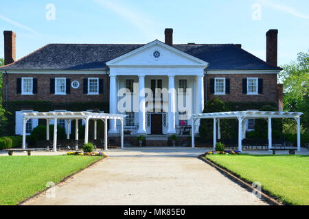 Un manoir sur une vieille plantation construite en 1934 Banque D'Images