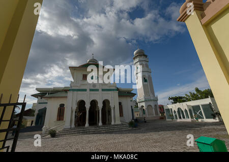 Mosquée Baiturrahim au district d'Aceh, Sumatra, Indonésie Banque D'Images