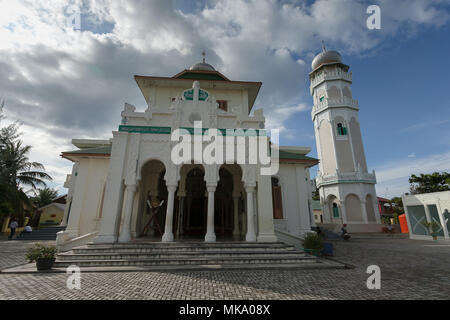 Mosquée Baiturrahim au district d'Aceh, Sumatra, Indonésie Banque D'Images