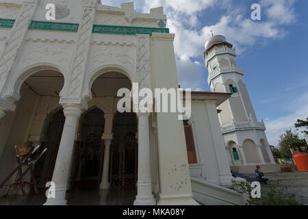 Mosquée Baiturrahim au district d'Aceh, Sumatra, Indonésie Banque D'Images