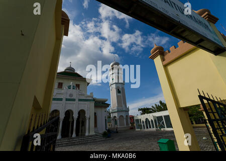 Mosquée Baiturrahim au district d'Aceh, Sumatra, Indonésie Banque D'Images